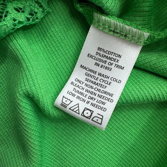 D Co Y2K Babydoll Top Lace Trim Ribbed Tank Top Womens 3X V Neck Fitted Vintage - Picture 4 of 7